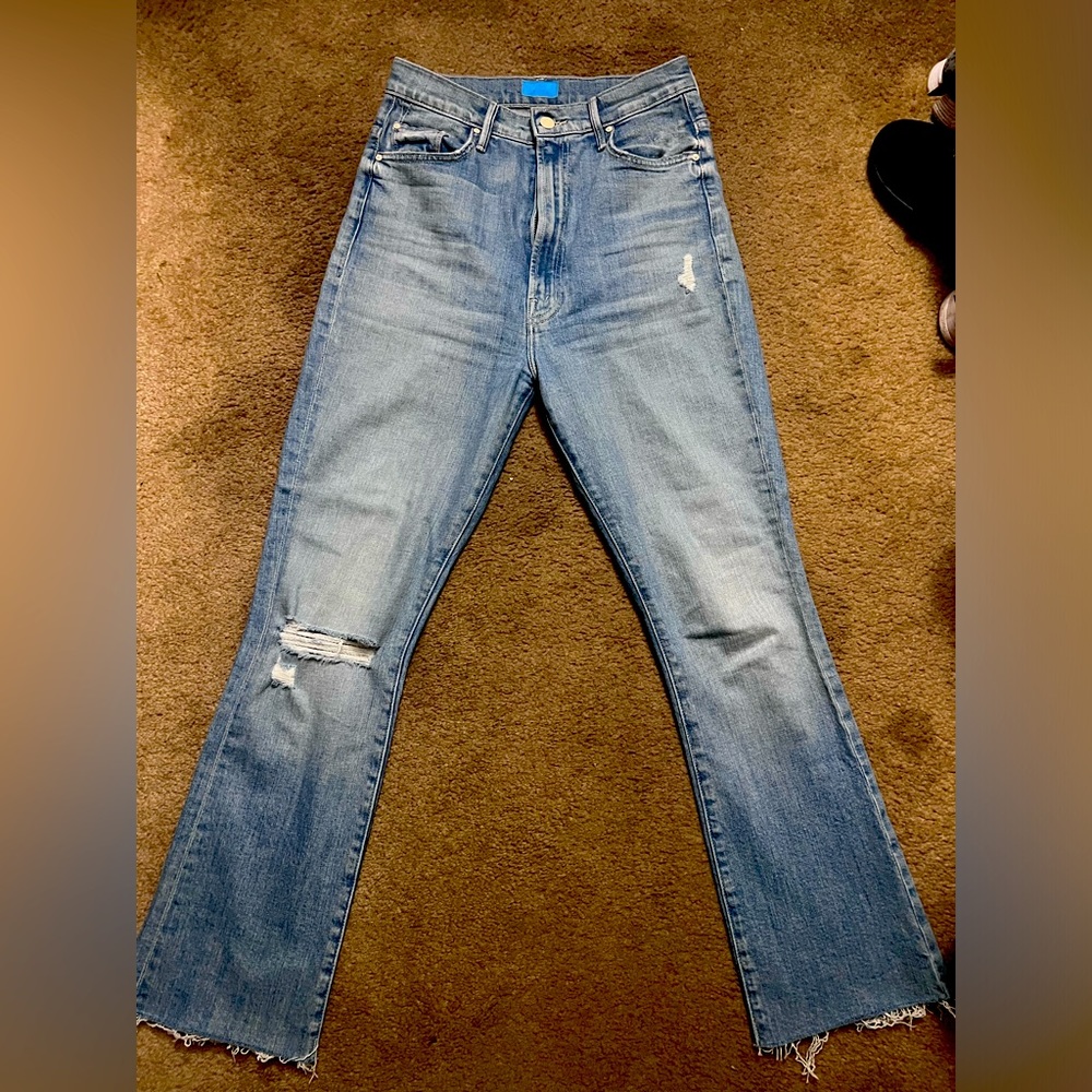Mother The insider tippy top ankle jeans sipping on sweet tea size 27